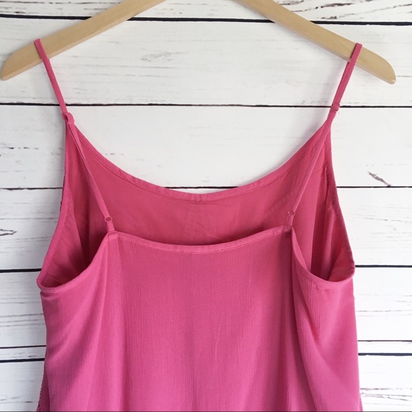 Loft sundress large pink flowy - Picture 5 of 6